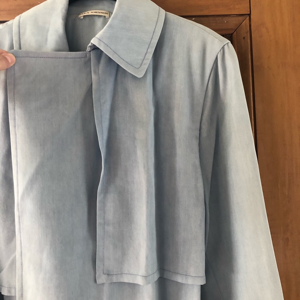 Ulla Johnson Zante Chambray Trench